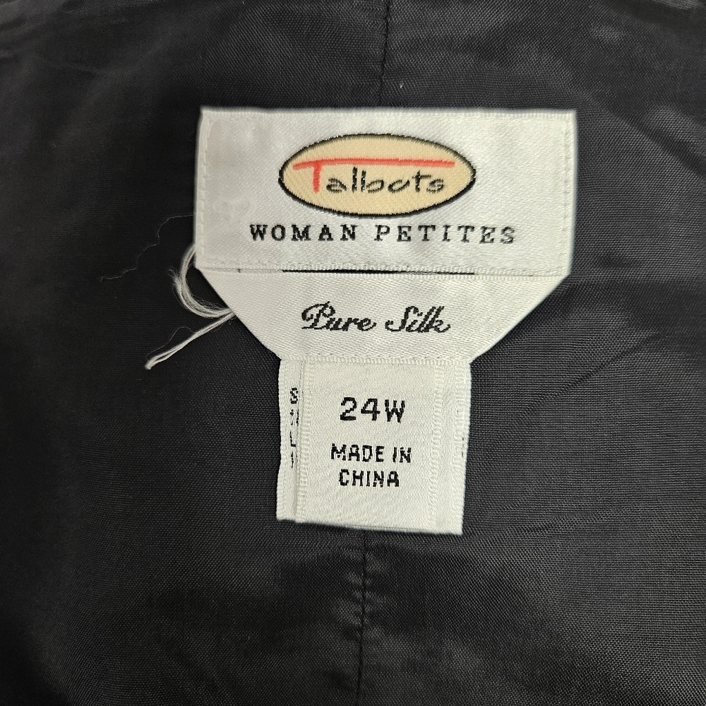 Talbots Midi A-Line Silk Skirt - image 3